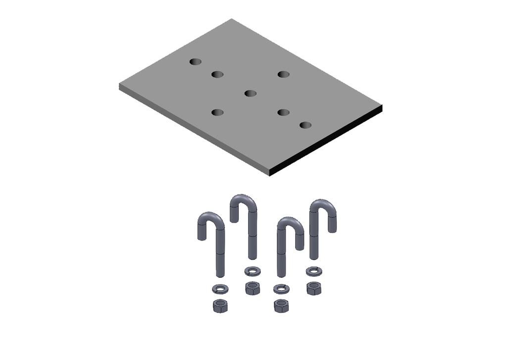 Chatsworth Rack to Runway Mounting Plate