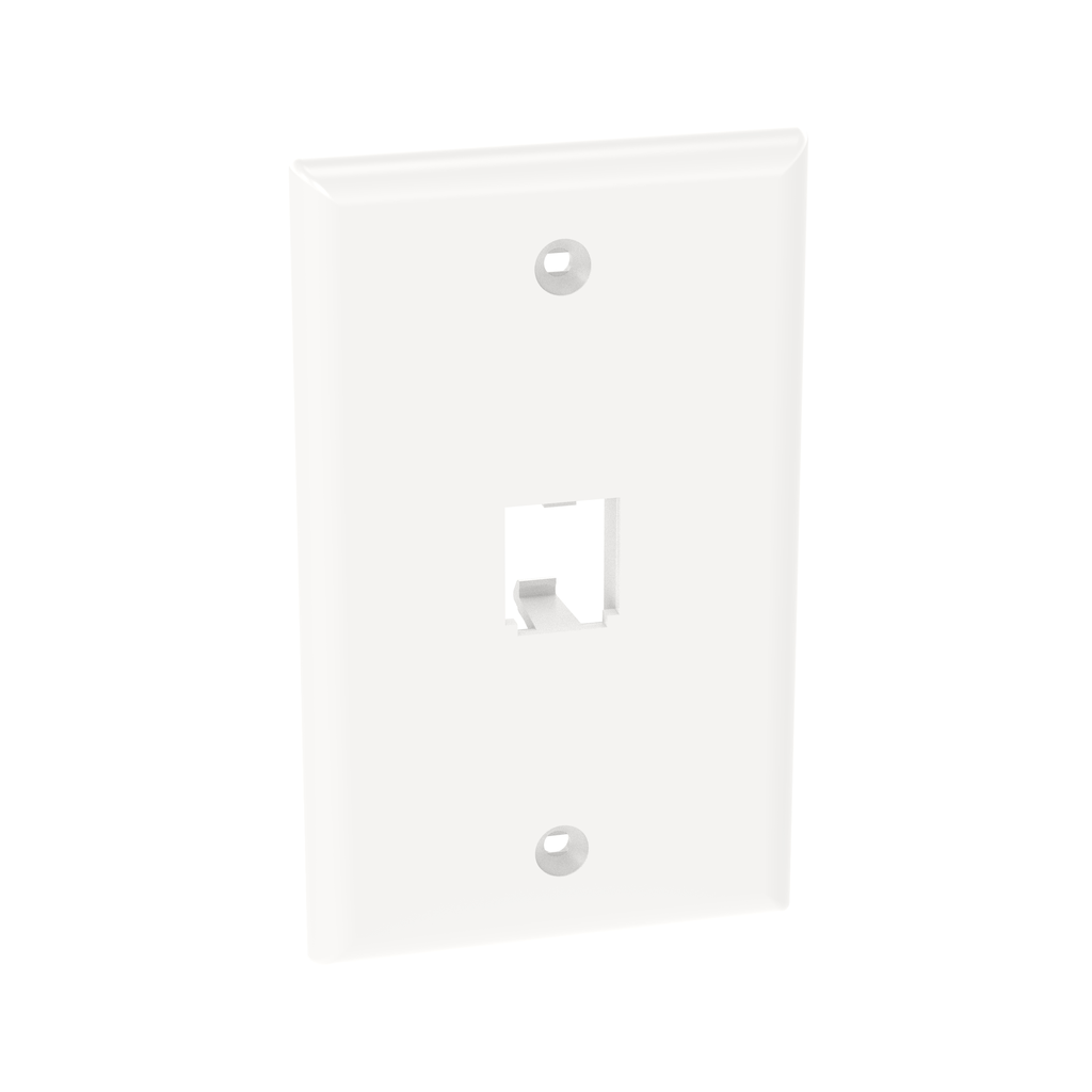 Panduit Mini-Com Classic Faceplate White