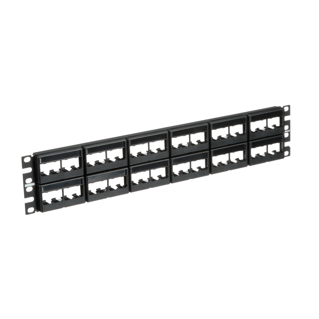 Panduit Mini-Com Unloaded Patch Panel with Labels